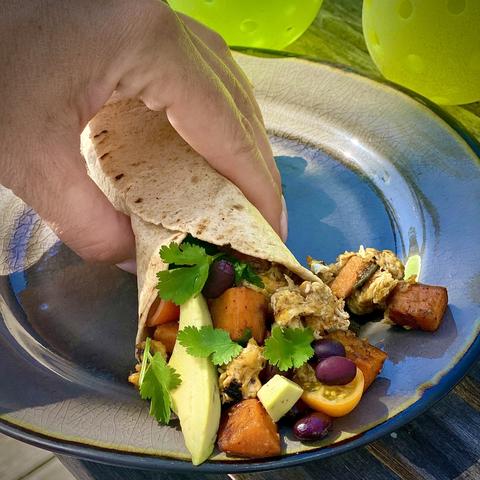 Chef Isabelle's Pre-Game Breakfast Burrito