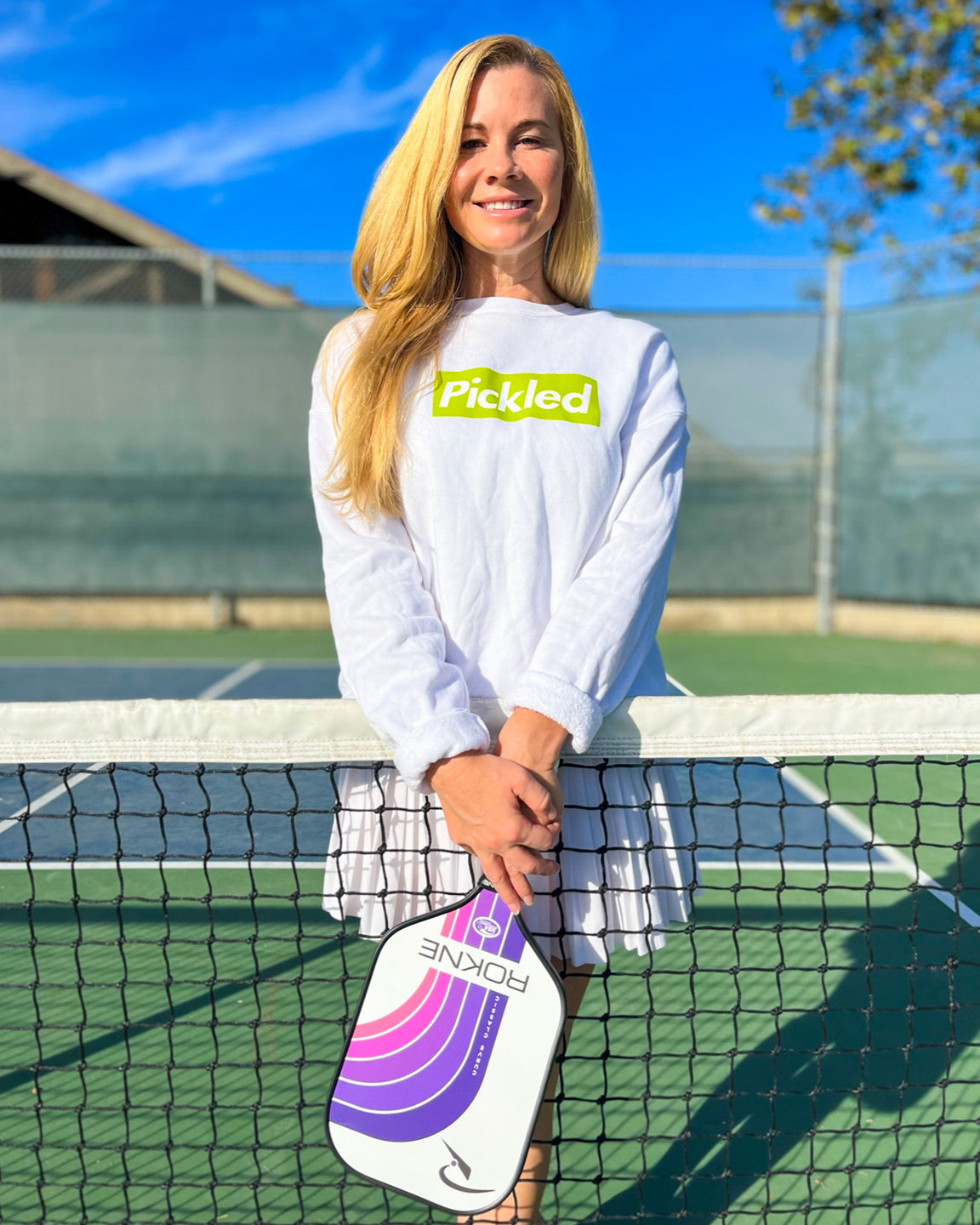 Let's Get #Pickled Women's Super Soft Crew Sweatshirt