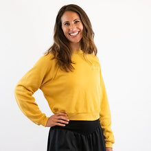Load image into Gallery viewer, Luna di Miele Cropped Raglan Sweatshirt
