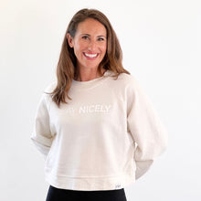 Load image into Gallery viewer, Play Nicely - Raglan Crew Crop

