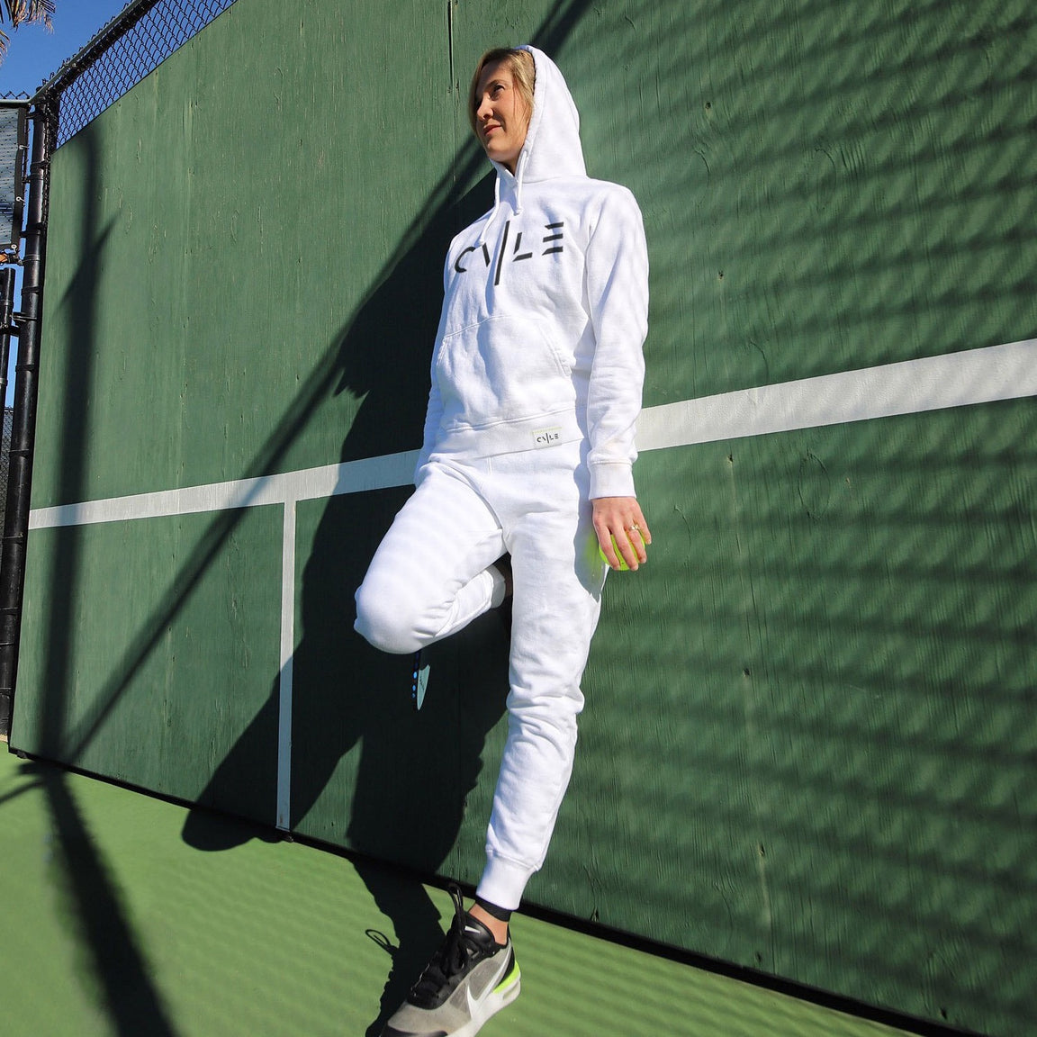 Womens Pickleball Sweatpants and sweater