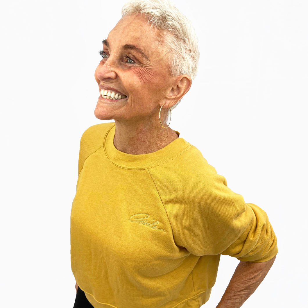 Luna di Miele Cropped Raglan Sweatshirt
