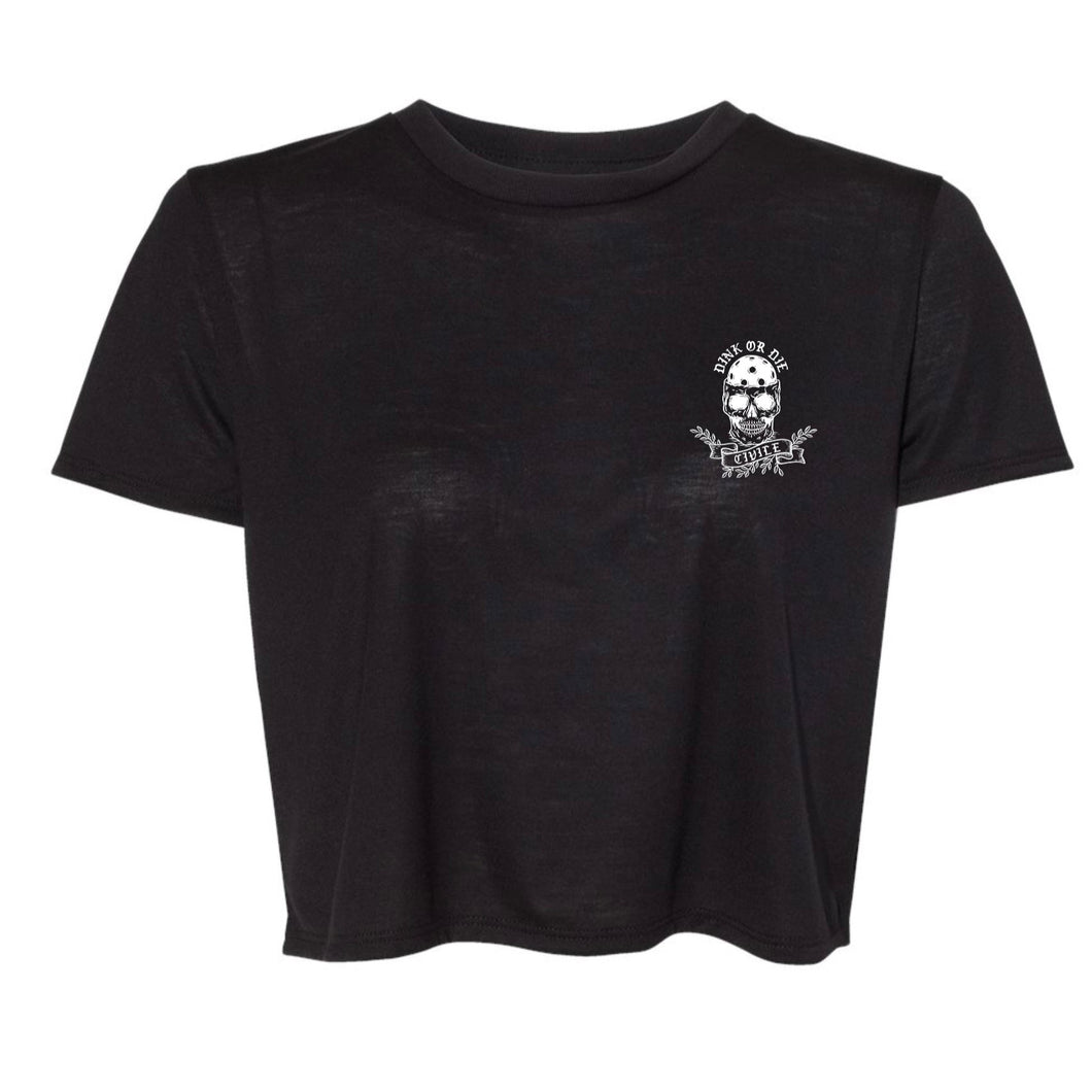 Dink or Die Triblend Cropped Tee
